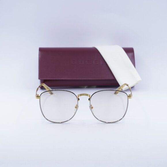 Gucci GG1367S 001 Square Sunglasses - Gold\Yellow - Picture 2 of 10